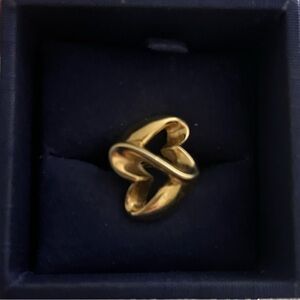 Sterling Silver Vintage Mexican Artisan Heart Ring